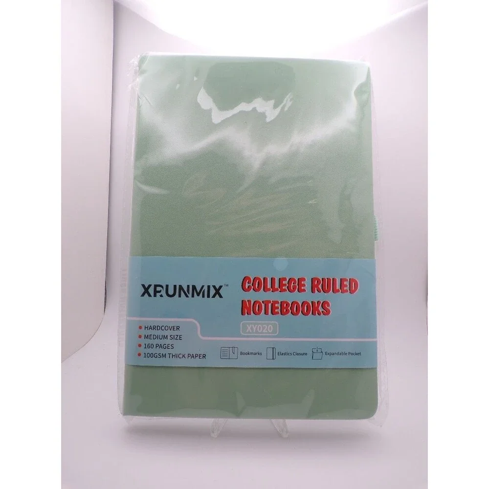XFUNMIX XY020 A5 Hardcover Notebook 160 Pages 7mm College Ruled Mint